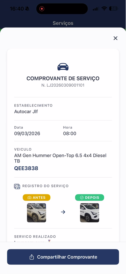 Demonstração do app Zyvonx
